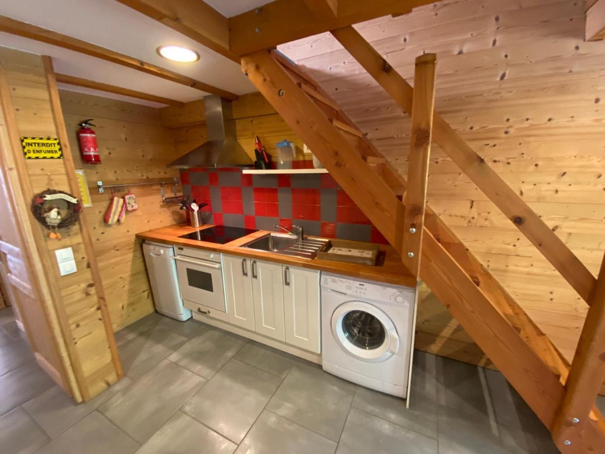 L Alpin Bel Appartement Avec Terrasse Dans Vieille Ferme De Montagne Renovee 莱索尔 外观 照片