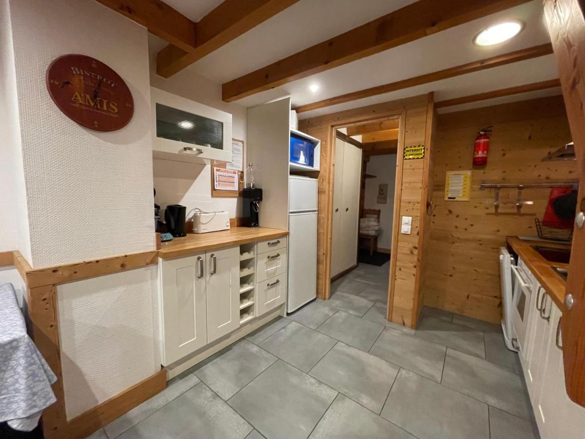 L Alpin Bel Appartement Avec Terrasse Dans Vieille Ferme De Montagne Renovee 莱索尔 外观 照片